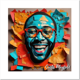 Curtis Mayfield // Paper Art Posters and Art